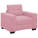 VidaXL Sofa Fotel Różowy 60 cm Aksamit