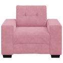 VidaXL Sofa Fotel Różowy 60 cm Aksamit