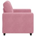 VidaXL Sofa Fotel Różowy 60 cm Aksamit