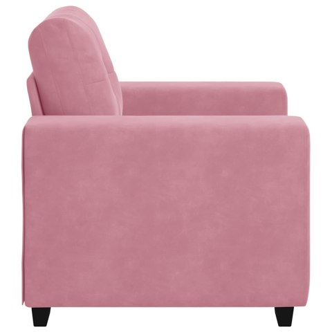 VidaXL Sofa Fotel Różowy 60 cm Aksamit