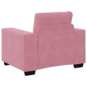 VidaXL Sofa Fotel Różowy 60 cm Aksamit
