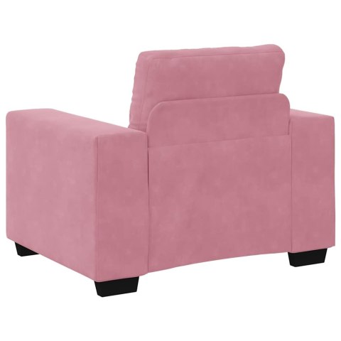 VidaXL Sofa Fotel Różowy 60 cm Aksamit