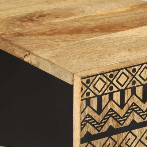 SZAFKA ŁAZIENKOWA 38X33,5X58CM LITE DREWNO MANGO