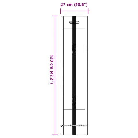 WORKI Z PIASKIEM 50 SZT. CIEMNA ZIELEŃ 120X27CM HDPE