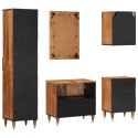 VidaXL 5-cz. zestaw mebli łazienkowych, lite drewno mango