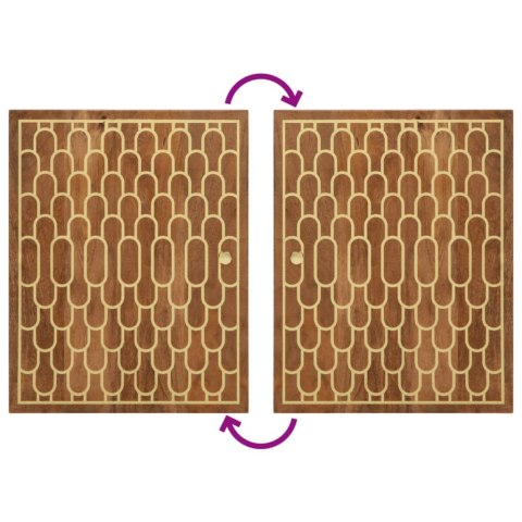 VidaXL 5-cz. zestaw mebli łazienkowych, lite drewno mango