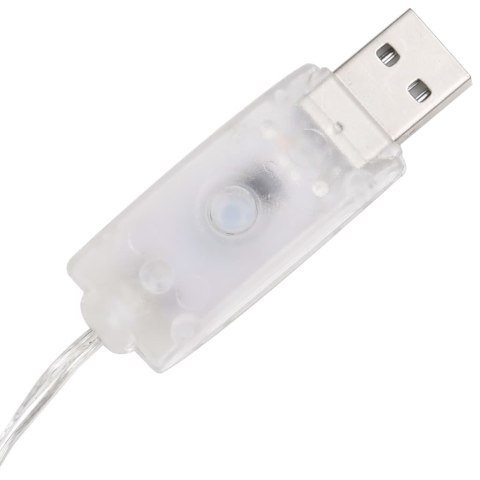 VidaXL Stożek dekoracyjny, akrylowy, niebieski, LED, 90 cm