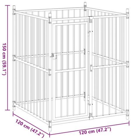 KOJEC DLA PSA 120X120X150CM