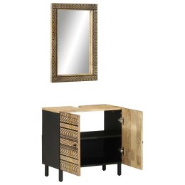 2-CZ. ZESTAW MEBLI ŁAZIENKOWYCH LITE DREWNO MANGO