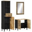 3-CZ. ZESTAW MEBLI ŁAZIENKOWYCH LITE DREWNO MANGO