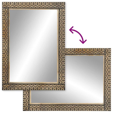 4-cz. zestaw mebli łazienkowych, lite drewno mango