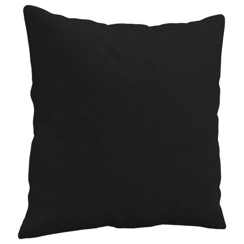 VidaXL 4-częściowy komplet wypoczynkowy, czarny, mikrofibra