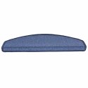 VidaXL Maty na schody 20 szt. 65x24x4 cm niebieskie półokrągłe duże