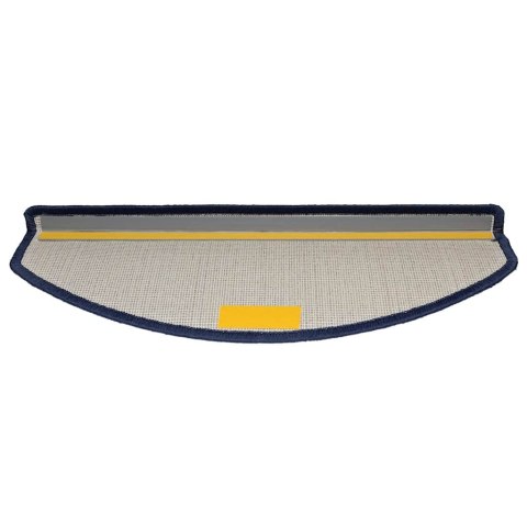 VidaXL Maty na schody 20 szt. 65x24x4 cm niebieskie półokrągłe duże