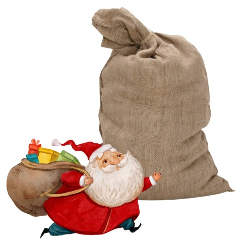 WORKI JUTOWE 10 SZT. 60X105CM NA PREZENTY JUTA DUŻE ŚWIĄTECZNA DEKORACJA