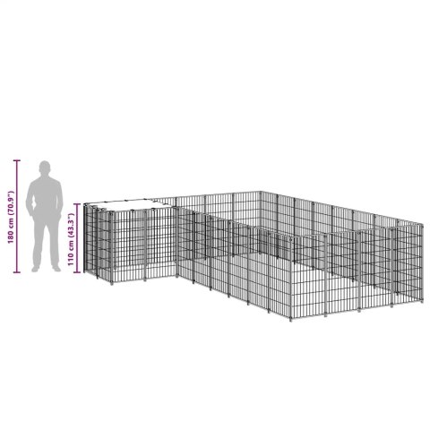 KOJEC DLA PSA CZARNY 10,89M² STALOWY
