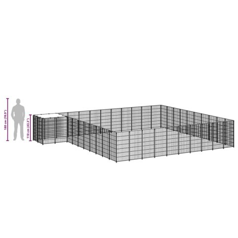 KOJEC DLA PSA CZARNY 31,46M² STALOWY