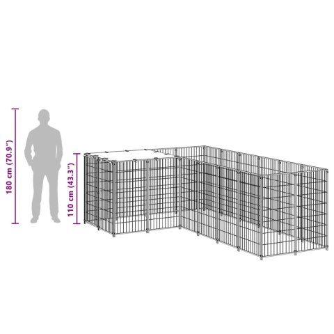 KOJEC DLA PSA CZARNY 4,84M² STALOWY