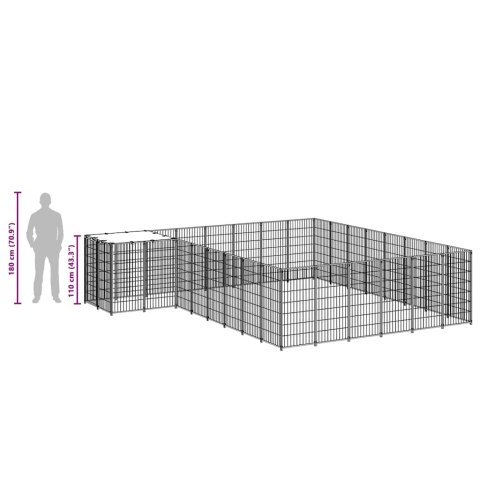 KOJEC DLA PSA SREBRNY 15,73M² STALOWY