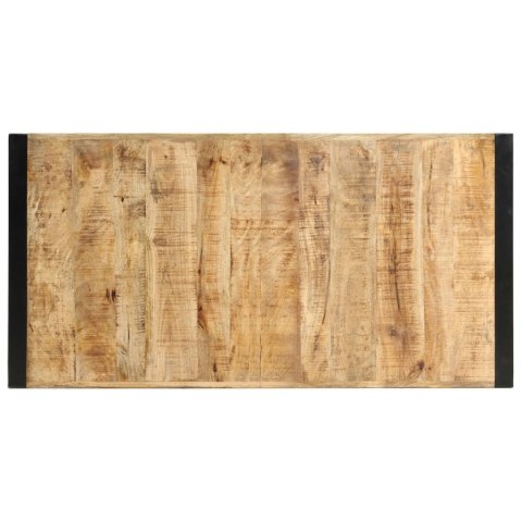 Stolik barowy, 140x70x110CM, lite drewno mango