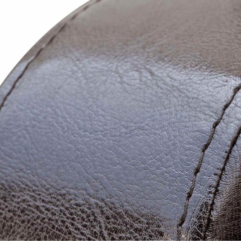 FOTEL BRĄZOWY SZTUCZNA SKÓRA