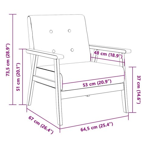 FOTEL CIEMNOSZARY TKANINA