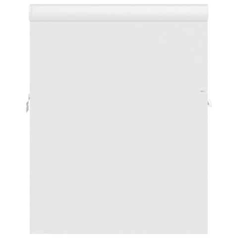 VidaXL Szafka z wbudowaną umywalką, biała, materiał drewnopochodny