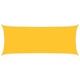 VidaXL Żagiel przeciwsłoneczny, 160 g/m², żółty, 2x4,5 m, HDPE