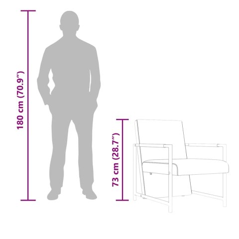 FOTEL Z CHROMOWANYMI NÓŻKAMI CZARNY SKÓRA