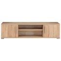 MEBLOŚCIANKA POD TV Z OŚWIETLENIEM LED DĄB SONOMA