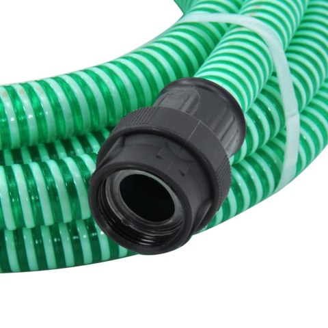 WĄŻ SSĄCY ZE ZŁĄCZAMI Z PVC 4 M 22MM ZIELONY