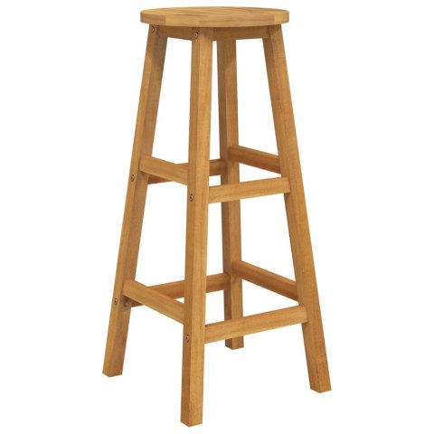 VidaXL 5-cz. zestaw ogrodowych mebli barowych, lite drewno akacjowe