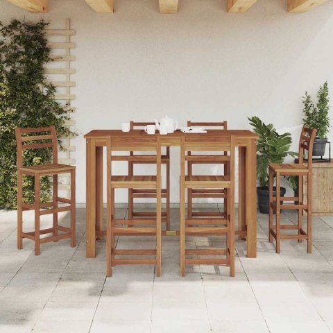 STOLIK BAROWY Z LITEGO DREWNA AKACJOWEGO 150X70X105CM