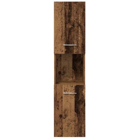 5-CZĘŚCIOWY ZESTAW MEBLI ŁAZIENKOWYCH STARE DREWNO