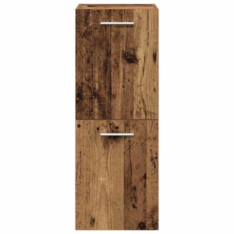 5-CZĘŚCIOWY ZESTAW MEBLI ŁAZIENKOWYCH STARE DREWNO