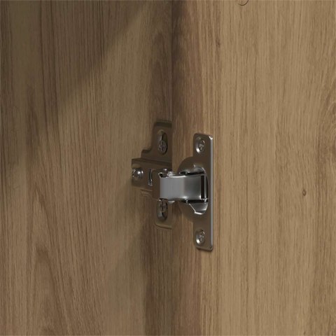 VidaXL Zestaw mebli łazienkowych 4 pcs Brązowy 33 x 33 x 185.5 cm