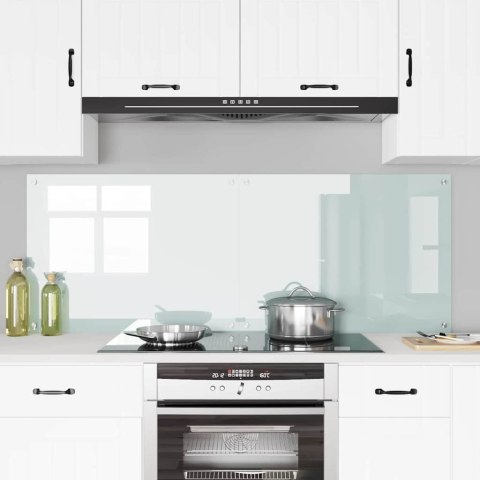 VidaXL Przód kuchenny 2 pcs Biały 80 x 60 cm szkło hartowane