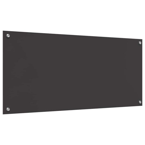 PRZÓD KUCHENNY 2 SZT CIEMNOSZARY 110X50CM SZKŁO HARTOWANE