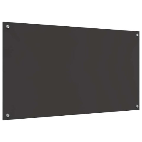 PRZÓD KUCHENNY 2 SZT CIEMNOSZARY 110X60CM SZKŁO HARTOWANE