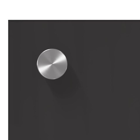 PRZÓD KUCHENNY 2 SZT CIEMNOSZARY 110X60CM SZKŁO HARTOWANE