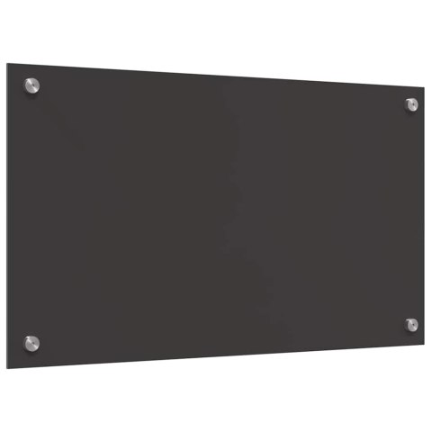 VidaXL Przód kuchenny 2 pcs Ciemnoszary 70 x 40 cm szkło hartowane