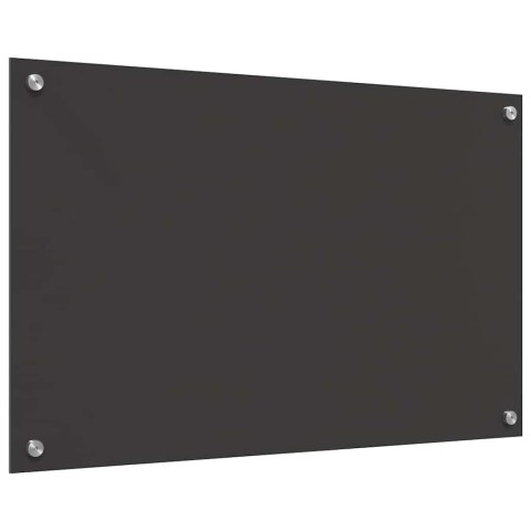 PRZÓD KUCHENNY 2 SZT CIEMNOSZARY 80X50CM SZKŁO HARTOWANE