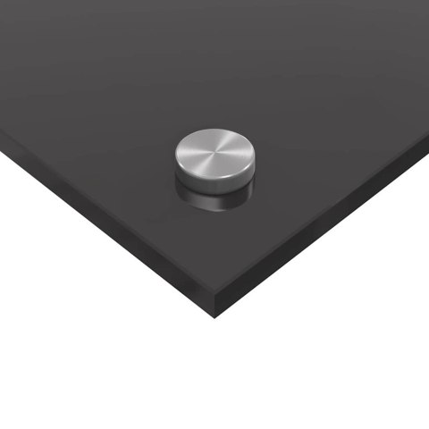 PRZÓD KUCHENNY 2 SZT CIEMNOSZARY 80X50CM SZKŁO HARTOWANE