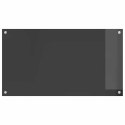 VidaXL Przód kuchenny 2 pcs Ciemnoszary 90 x 50 cm szkło hartowane