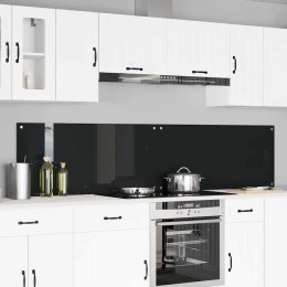 PRZÓD KUCHENNY 2 SZT CZARNY 110X50CM SZKŁO HARTOWANE