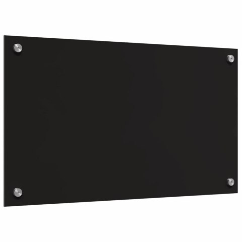 PRZÓD KUCHENNY 2 SZT CZARNY 70X40CM SZKŁO HARTOWANE