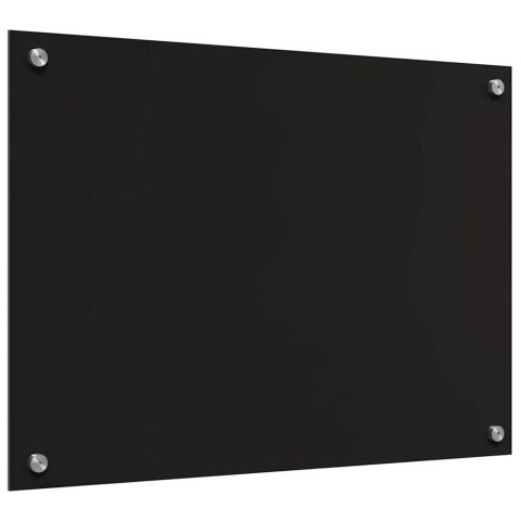 PRZÓD KUCHENNY 2 SZT CZARNY 70X50CM SZKŁO HARTOWANE