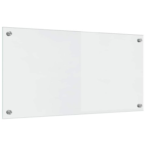 PRZÓD KUCHENNY 2 SZT PRZEZROCZYSTY 80X40CM SZKŁO HARTOWANE