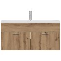 VidaXL Szafka Łazienkowa Dąb rzemieślniczy 100 x 38,5 x 46 cm