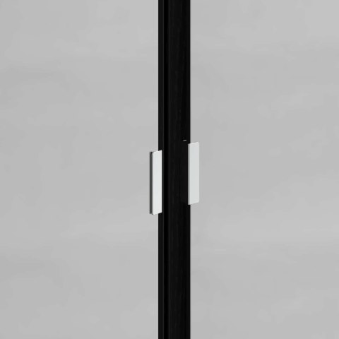 VidaXL Zestaw mebli łazienkowych z szufladą Z lustrem 3 pcs Czarny Dąb